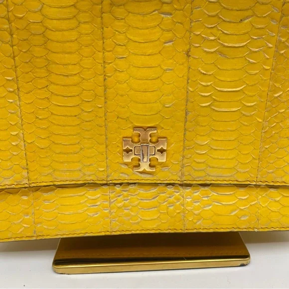 Tory Burch Mustard Mini Bag with Gold Accents - Picture 3 of 10